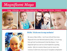 Tablet Screenshot of mayagracecollins.com